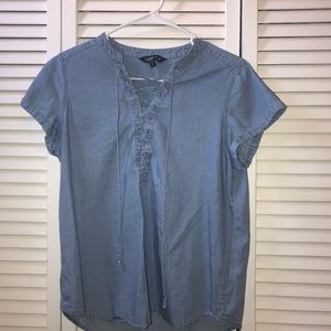 Express denim top